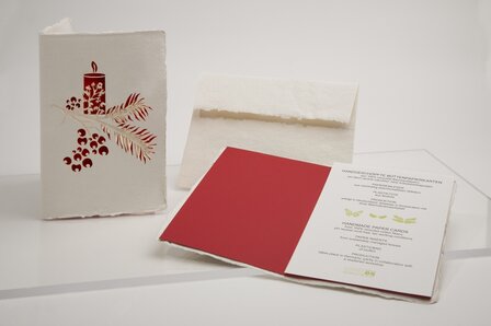 Design wenskaart - kaars