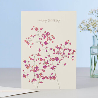 Wenskaart Thalictrum Birthday