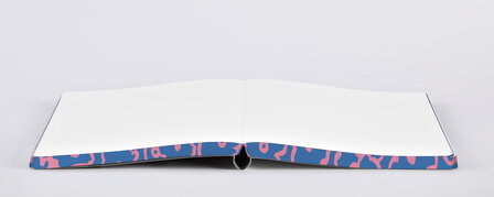 Notitieboek A5 - Flower Power, zacht leer