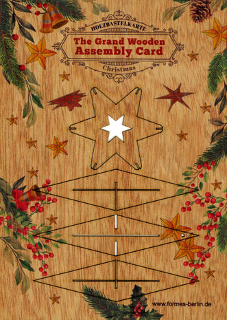 Houten kaart Grand Wooden Assembly - ster #4