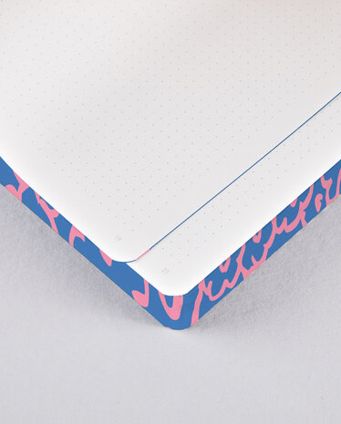 Notitieboek A5 - Flower Power, zacht leer