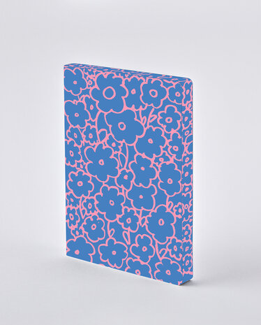 Notitieboek A5 - Flower Power, zacht leer