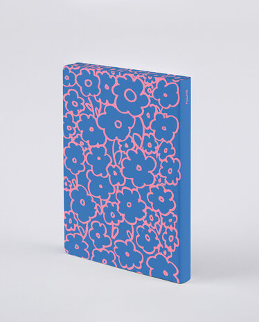 Notitieboek A5 - Flower Power, zacht leer