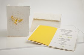 Handgeschept papier - bij