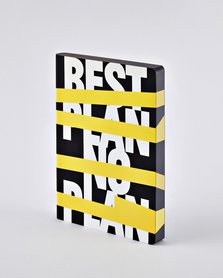 Notitieboek A5 - Best Plan - No Plan, zacht leer