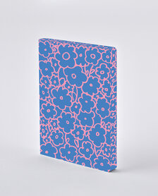 Notitieboek A5 - Flower Power, zacht leer